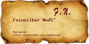 Feinsilber Noé névjegykártya